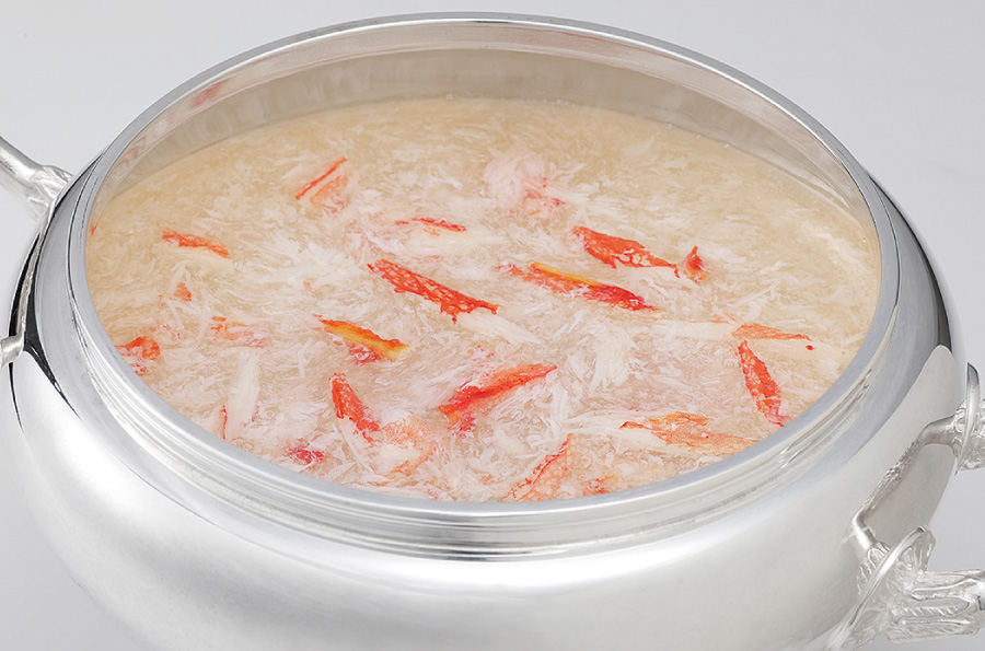 ずわい蟹入り中華スープ